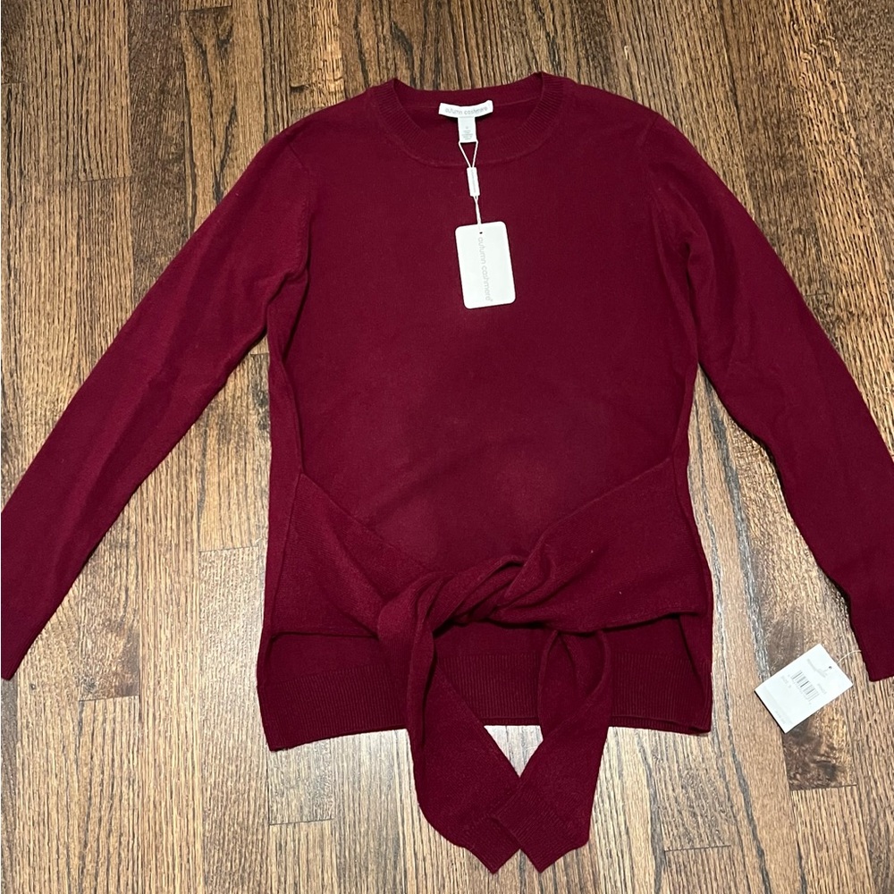 Cashmere magenta/burgundy sweater